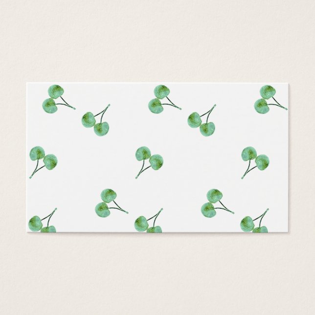 Green Cherry Pattern (Front)