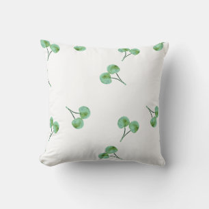Green Cherry Pattern Cushion