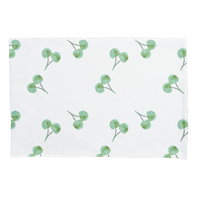 Green Cherry Pillowcase (Front)