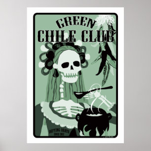green chile club poster