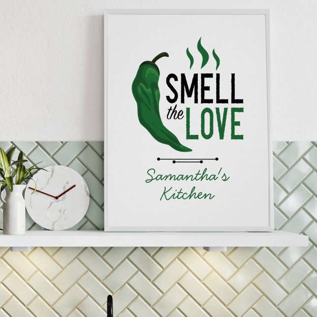 Green Chile Smell the Love Poster (Creator Uploaded)