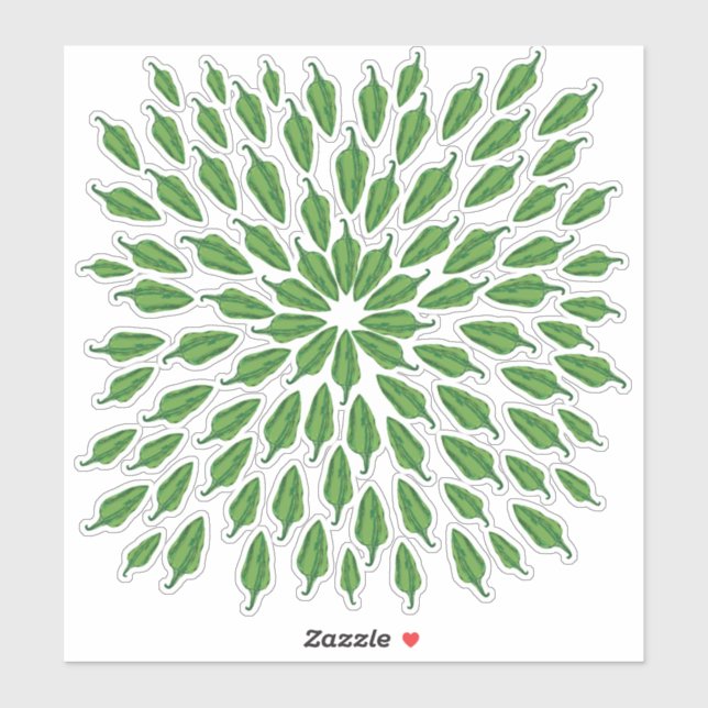 Green Chili Peppers (Sheet)