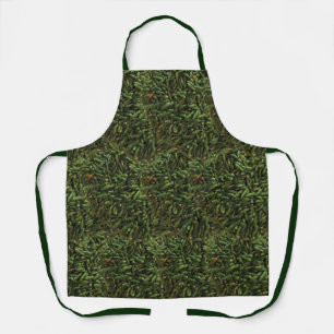 Green Chilli Pepper Pattern Apron