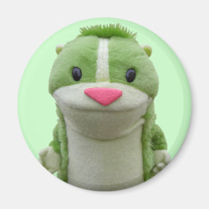 Green Chipmunk Magnet