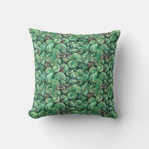 Green Christmas Balls Cushion