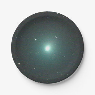 Green Christmas Comet 46P/Wirtanen Paper Plate