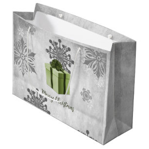 Green Christmas Gift Holiday Gift Bag