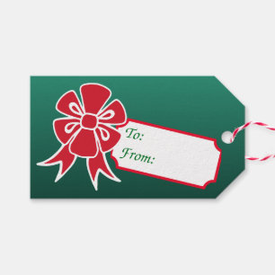 Green Christmas Gift Tags