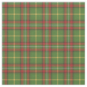 Green Christmas Plaid Fabric