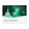Green Christmas postcard