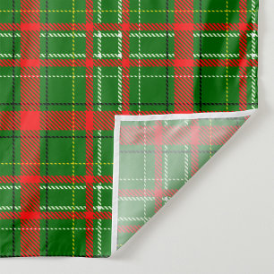 Green Christmas Tartan Plaid Pattern Design  Tapestry