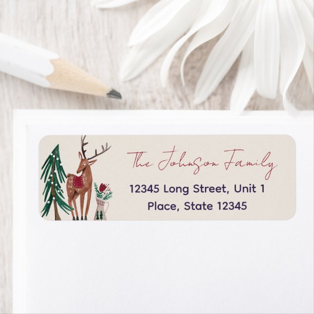 Green Christmas tree Reindeer  (Insitu)