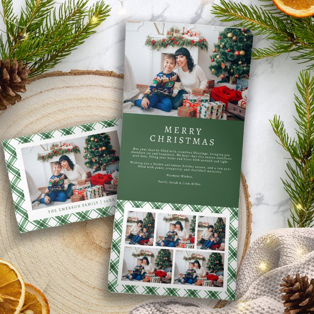 Green Christmas Tri-fold Card (Green Christmas Tri-fold Card
)