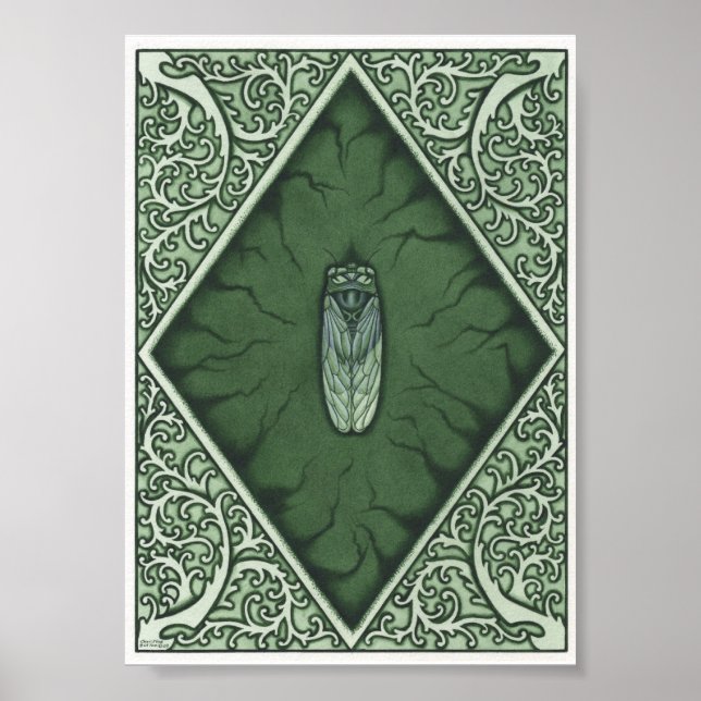 Green Cicada Poster (Front)