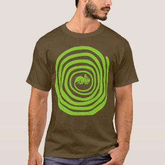 Green circle chameleon T-Shirt