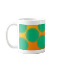 green circle in yellowish orange