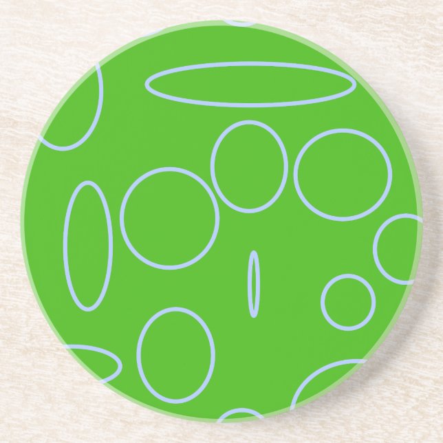 Green Circles Coaster (Front)
