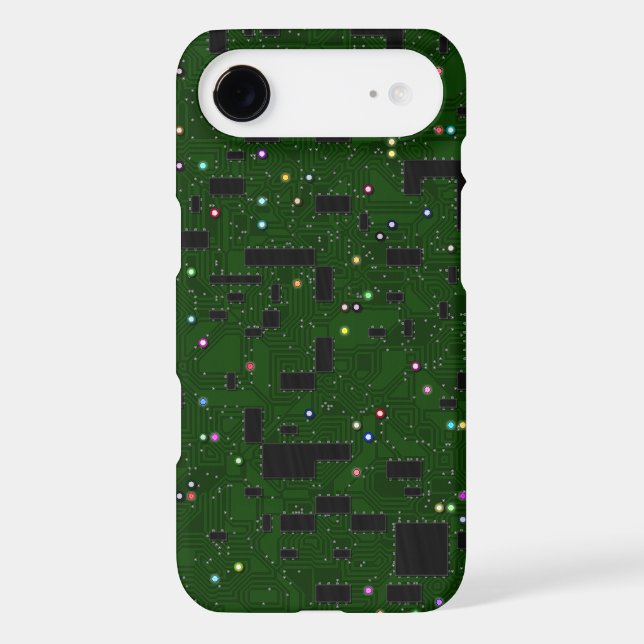 Green Circuit Board Case-Mate iPhone Case (Back)