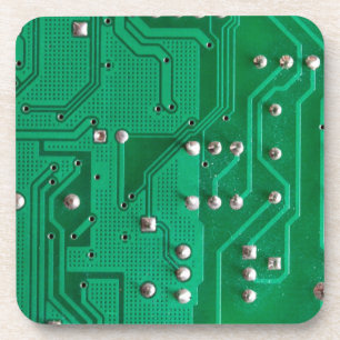 Green Circuit Board Coaster