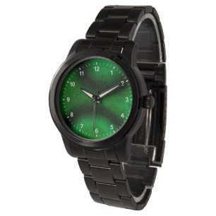 Green Circular Malachite Watch