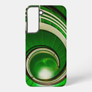 Green Circular Stairway Samsung Galaxy Case