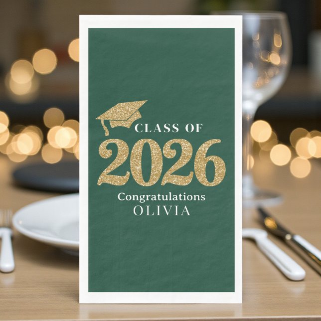 Green Class Of 2026 Napkin (Creator Uploaded)