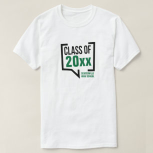 Green Class Year Speech Bubble T-Shirt