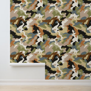 Green Classic Camouflage  Wallpaper