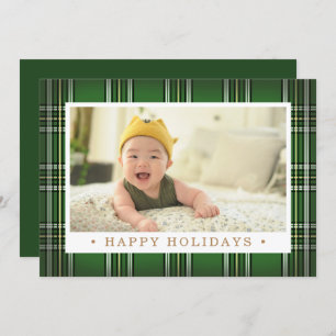 Green Classic Plaid   Holiday Photo