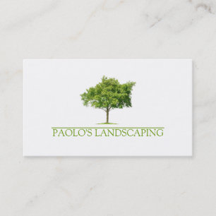 Green Clean Tree Landscaping Business Card