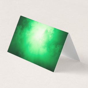 Green clouds business card