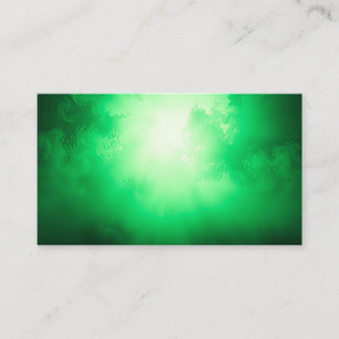 Green clouds business card