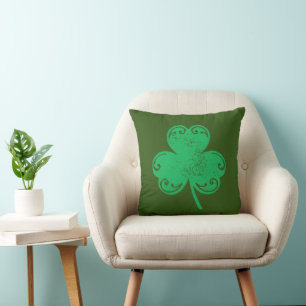 Green Clover Cushion
