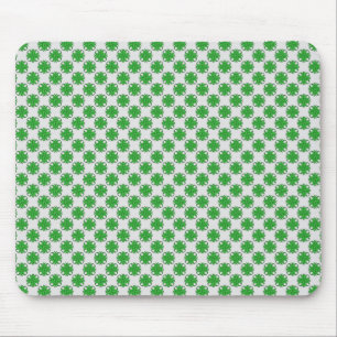 Green Clover Ribbon by Kenneth Yoncich Mouse Pad