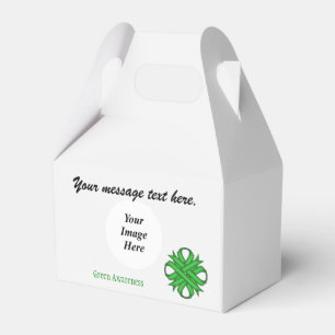 Green Clover Ribbon Template by Kenneth Yoncich Favour Box