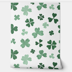 Green clover St Patrick's Day wallpaper 