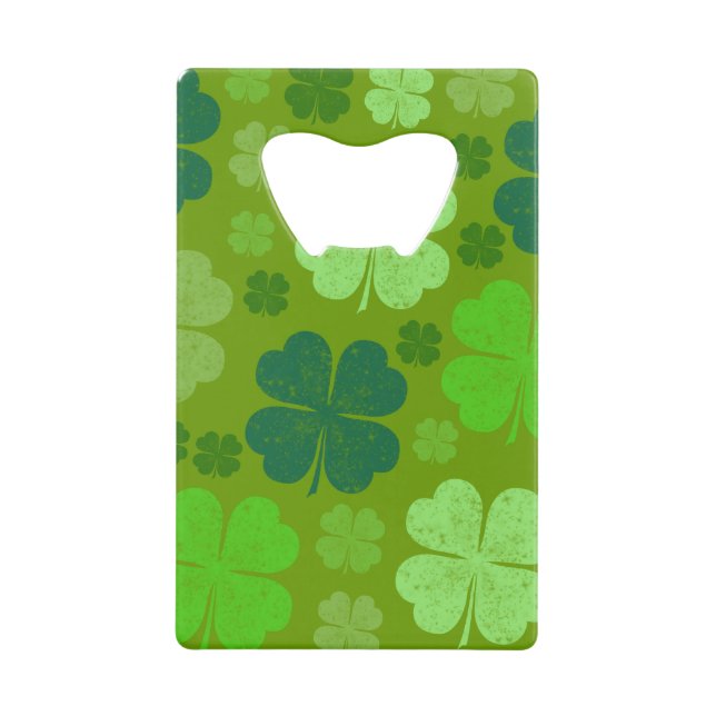 Green Clovers, Lucky Clovers, Saint Patrick's Day (Front)