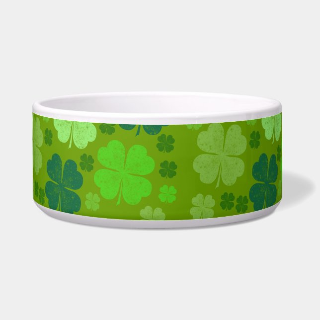 Green Clovers, Lucky Clovers, Saint Patrick's Day (Front)
