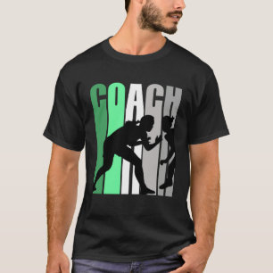 Green Coach Of Wrestling Instructor Wrestling Pret T-Shirt