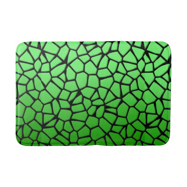 Green Cobblestone Bath Mat (Front)