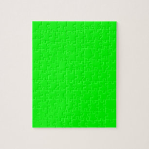 Green Colour Customised Designer Jigsaw Puzzle