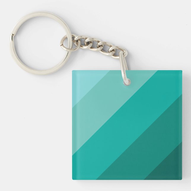 Green Colour Key Ring (Front)