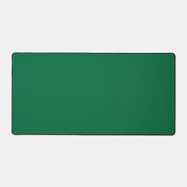 Green Colour Simple Monochrome Plain Green Desk Mat (Front)