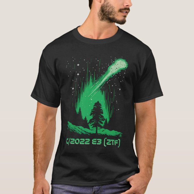 Green Comet  C2022 E3 ZTF T-Shirt (Front)