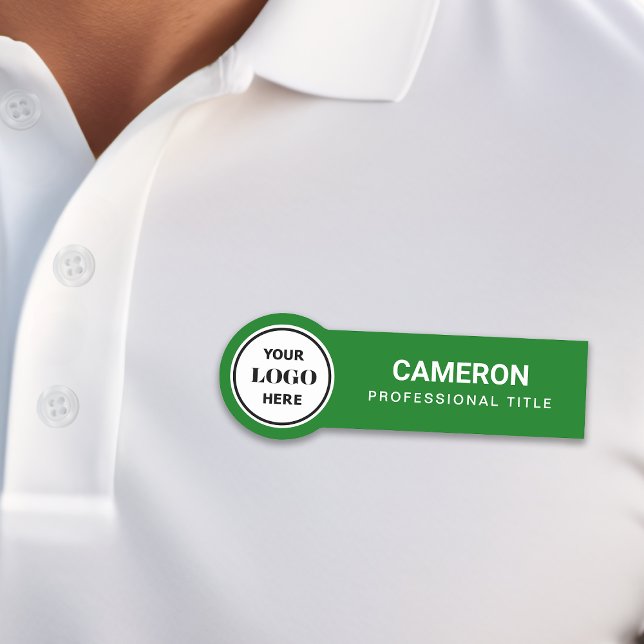 Green Company Logo Name Tag (Creator Uploaded)