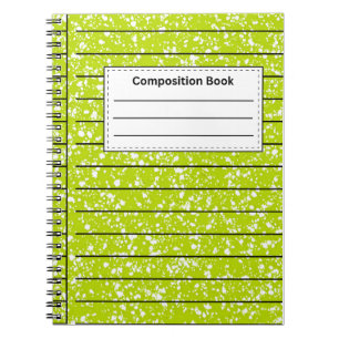 Green Composition Notebook