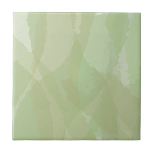 Green, cool, trendy watercolor abstract pattern tile