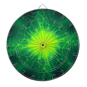Green Cosmic Dart Board