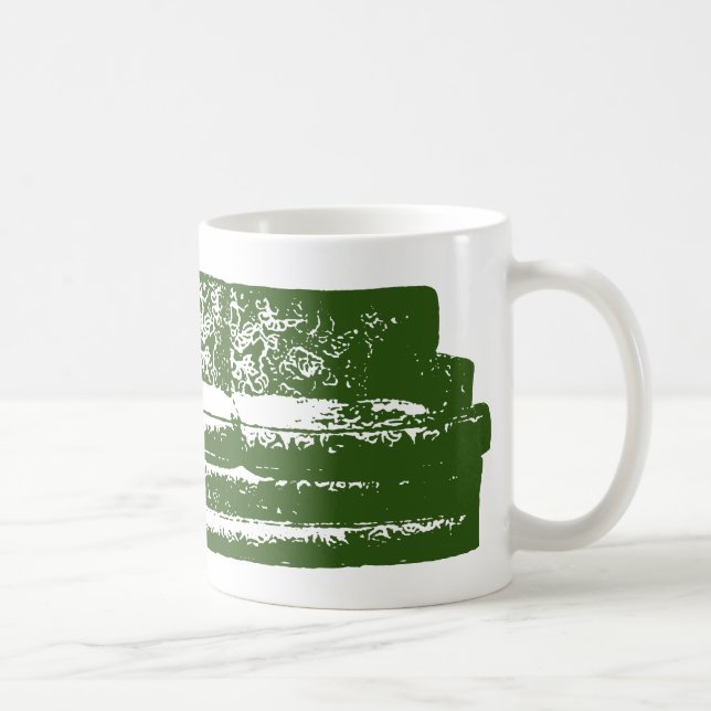 green couch coffee mug (Right)