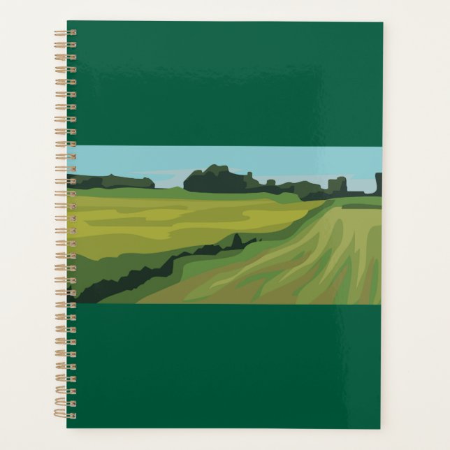 Green Countryside Landscape Planner (Front)